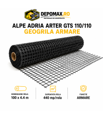 Alpe Adria Arter GTS 110/110 Geogrila de armare 4,4 x 100 m, 440 mp/rola Alpe Adria Arter GTS 110/110 Geogrila de armare 4,4 x 100 m, 440 mp/rola